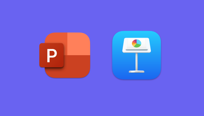Powerpoint and Keynote icons