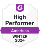 G2 High Performer Americas 2024 Award Badge